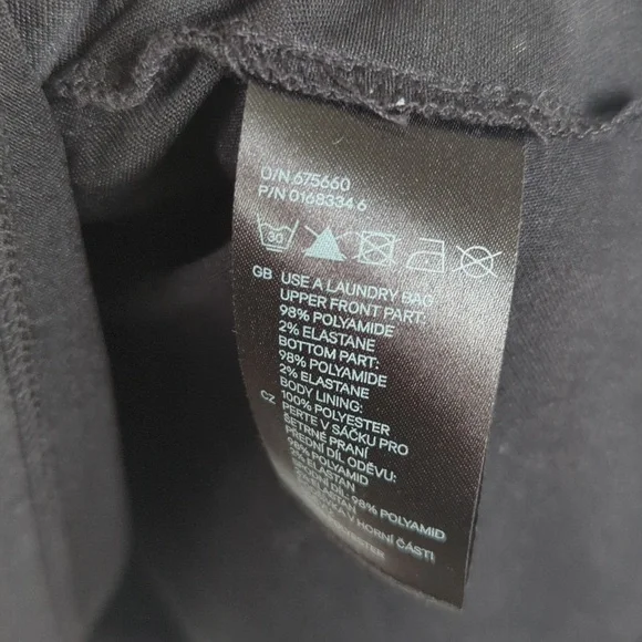 H&M Divided Black Lacy Cocktail Halter‎ Fit & Flare Dress 6 - Picture 5 of 8